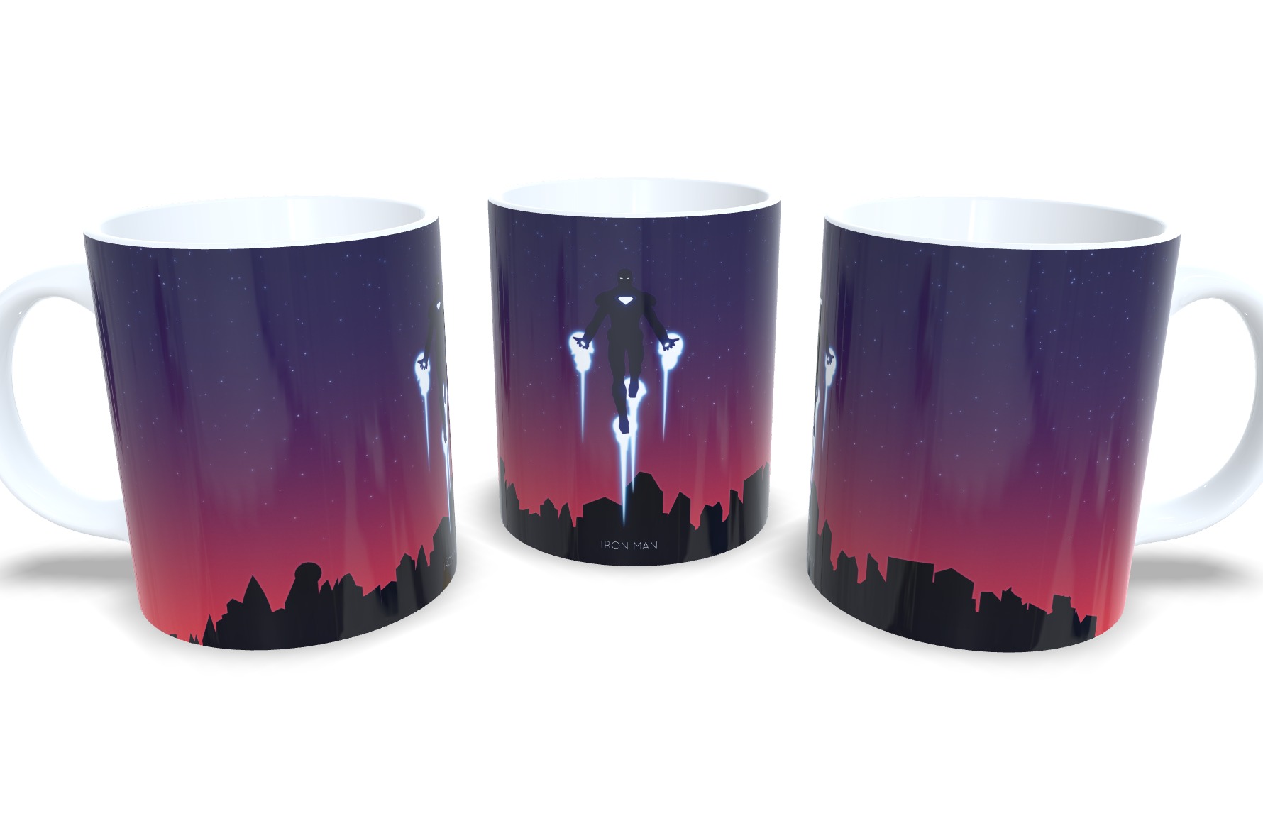 Caneca De Porcelana Geek Homem de Ferro mod 6