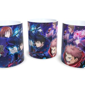 Caneca De Porcelana Anime Jujutsu Kaisen Mod 9!