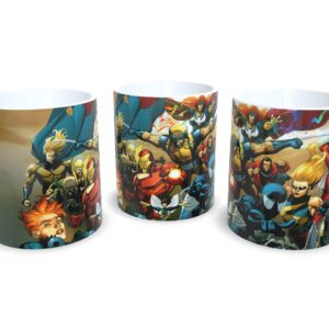 Caneca De Porcelana Geek Liga da Justiça