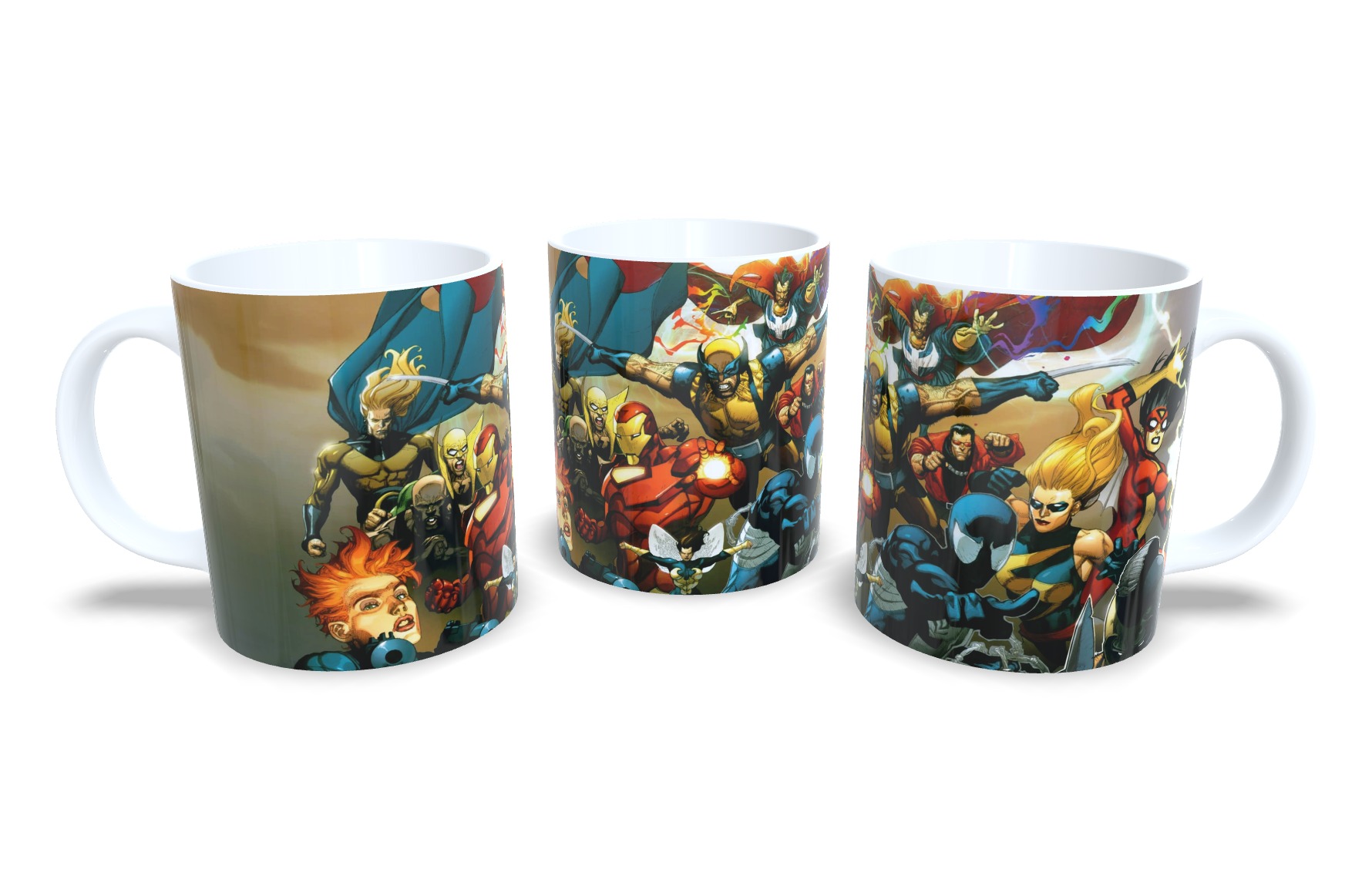 Caneca De Porcelana Geek Liga da Justiça