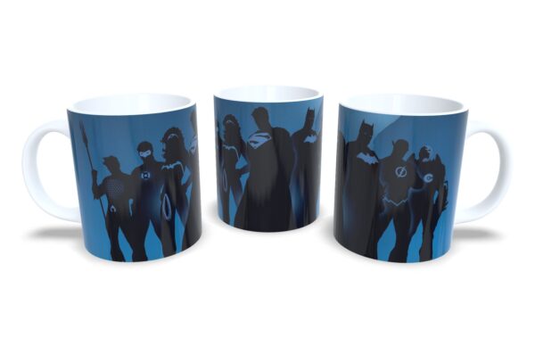 Caneca De Porcelana Geek Liga da Justiça mod 2