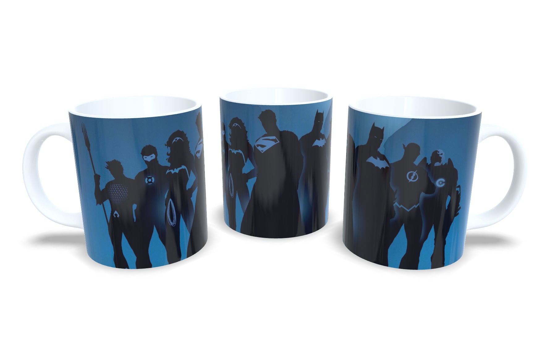 Caneca De Porcelana Geek Liga da Justiça mod 2
