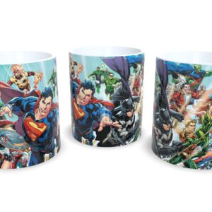 Caneca De Porcelana Geek Liga da Justiça mod 4