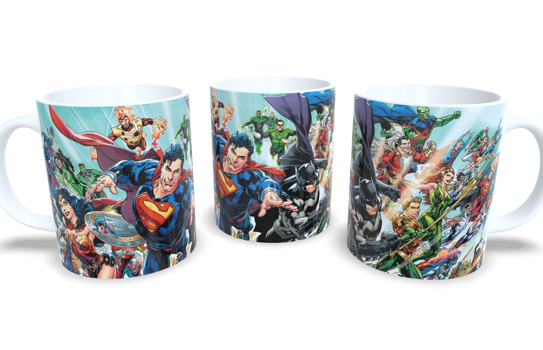 Caneca De Porcelana Geek Liga da Justiça mod 4