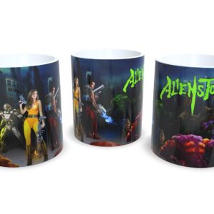 Caneca De Porcelana Game Clássico Alien Storm - Oferta!