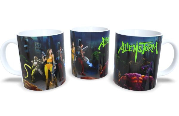 Caneca De Porcelana Game Clássico Alien Storm - Oferta!