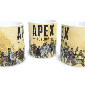 Caneca De Porcelana Game Apex - Oferta!