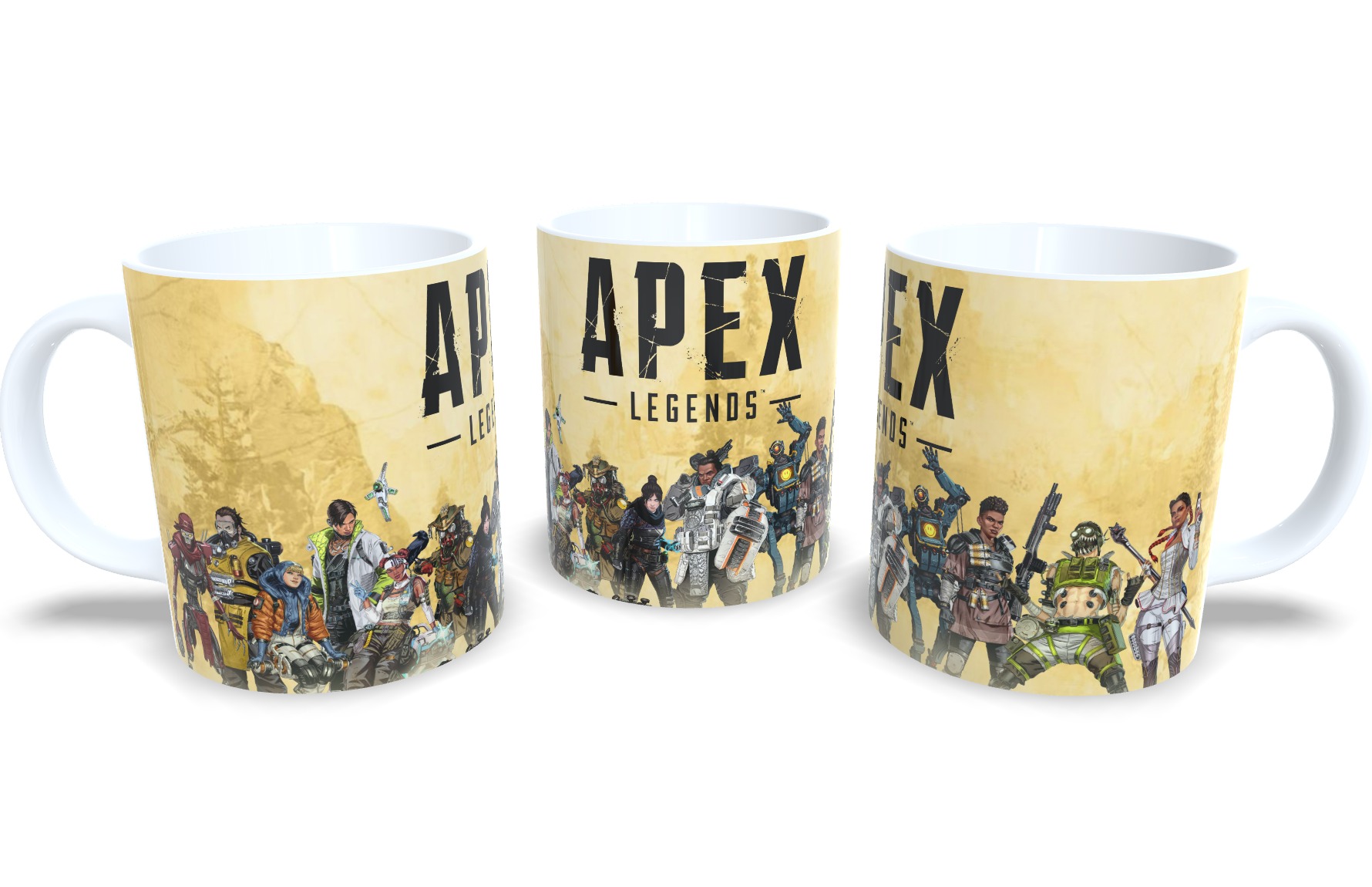 Caneca De Porcelana Game Apex - Oferta!