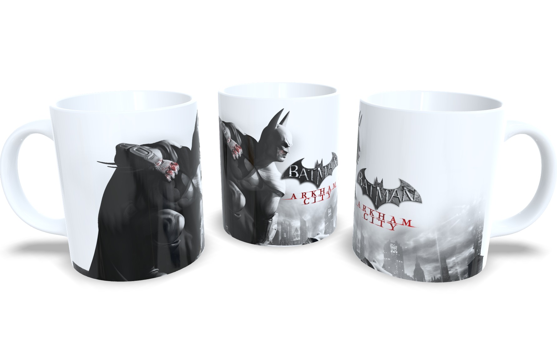 Caneca De Porcelana Game Batman: Arkham City - Oferta!