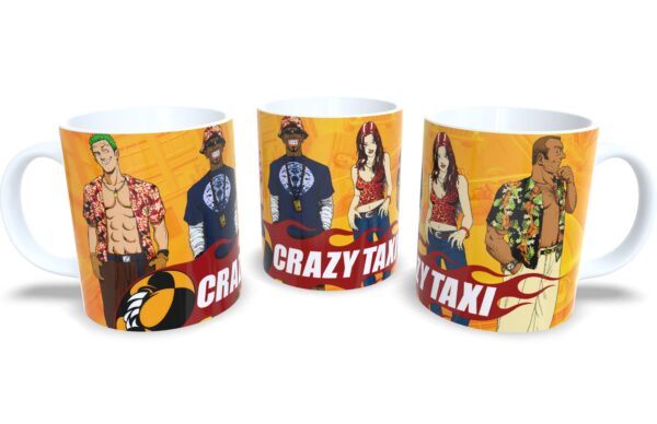 Caneca De Porcelana Game Clássico Crazy Taxi - Oferta!
