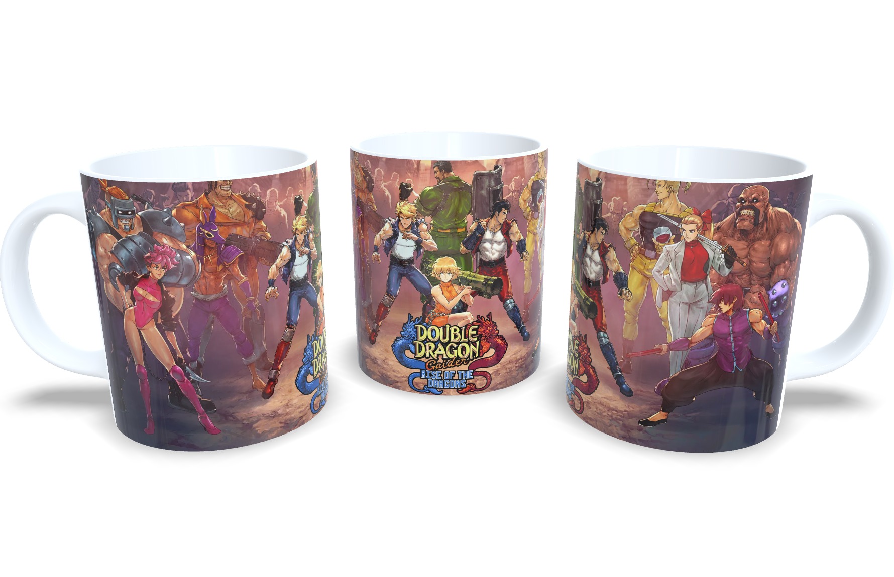 Caneca De Porcelana Game Clássico Double Dragon - Oferta!