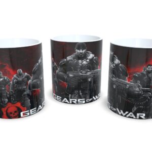 Caneca De Porcelana Game Gears Of War - Oferta