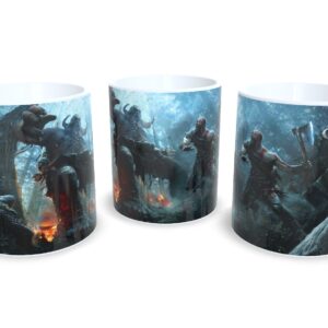 Caneca De Porcelana Game God Of War - Oferta