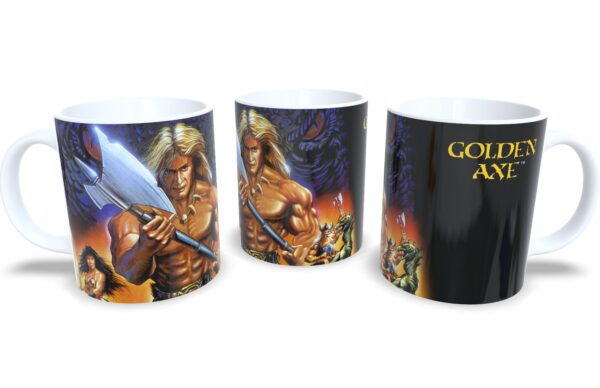 Caneca De Porcelana Game Clássico Golden Axe Mod 2