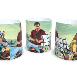 Caneca De Porcelana Game Gta V - Oferta