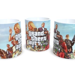 Caneca De Porcelana Game Gta V Mod 2 - Oferta