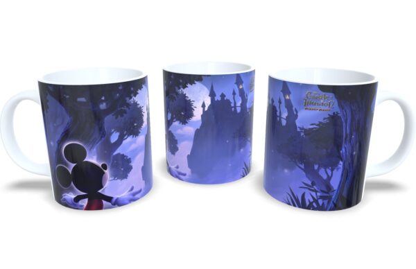 Caneca De Porcelana  Game Classico Mickey Castle Of Illusion