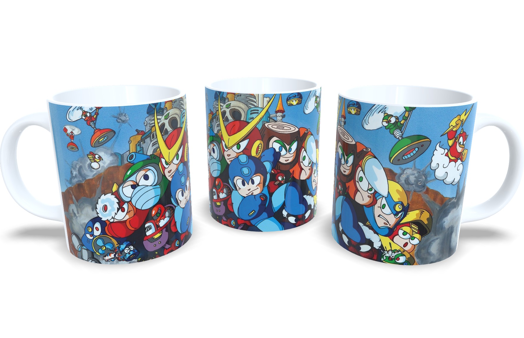 Caneca De Porcelana Game Classico Mega Man - Oferta