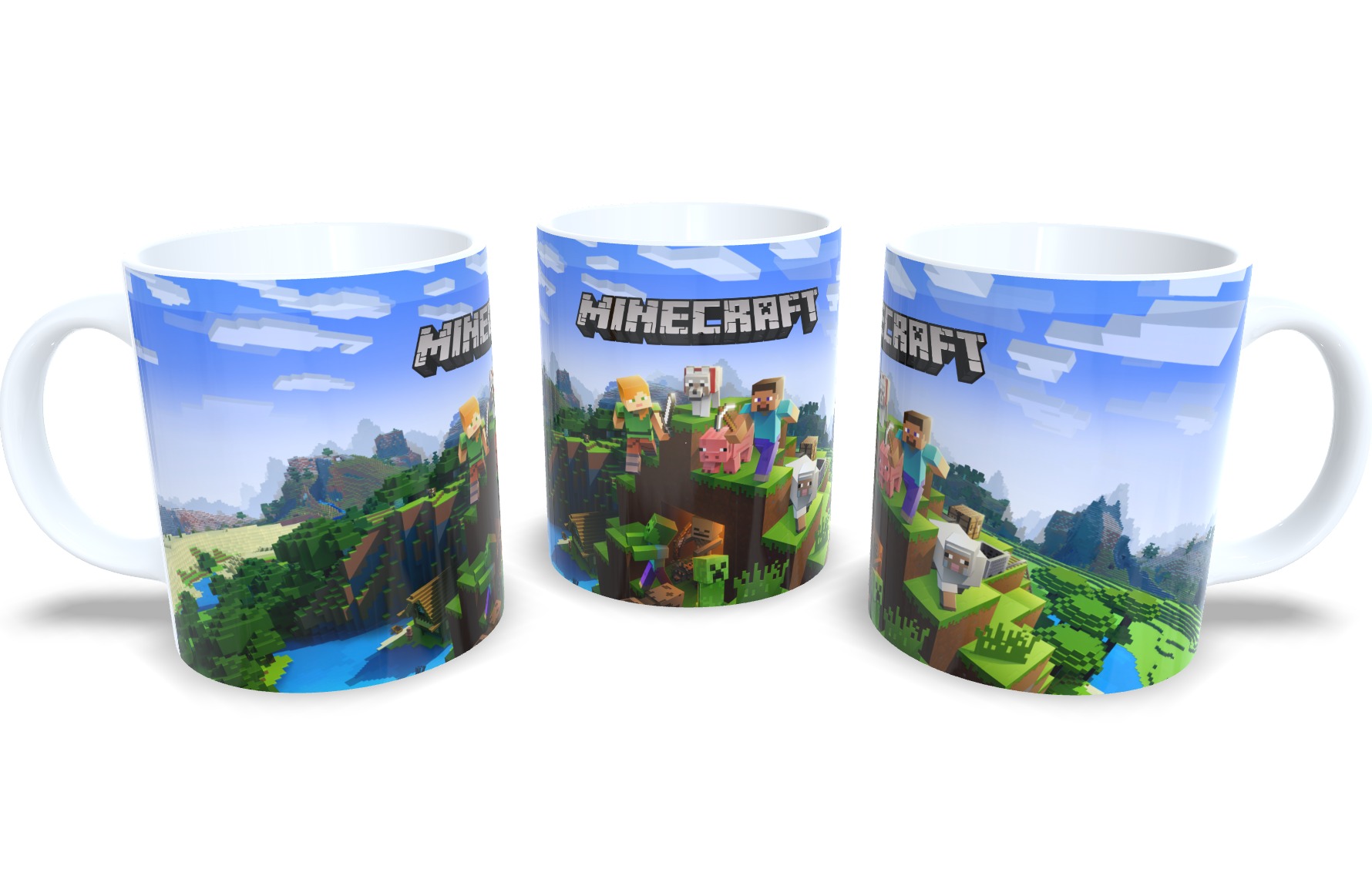 Caneca De Porcelana Game Minecraft - Oferta