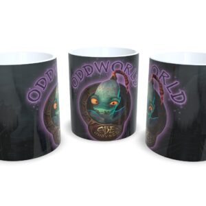 Caneca De Porcelana Game Clássico Oddworld - Oferta!