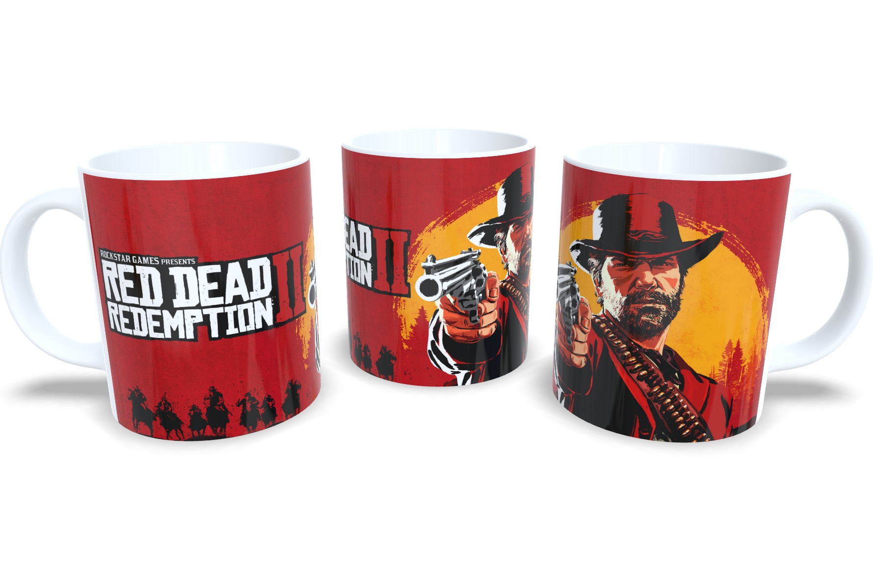 Caneca De Porcelana Game Red Dead Redemption - Oferta!