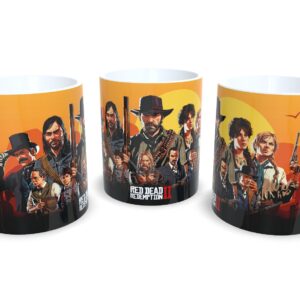 Caneca De Porcelana Game Red Dead Redemption Mod 2 - Oferta!