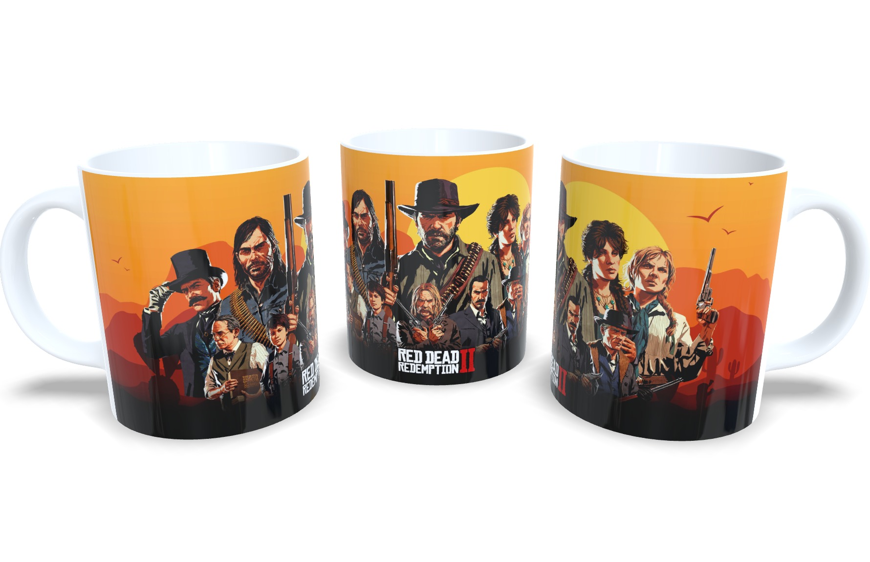 Caneca De Porcelana Game Red Dead Redemption Mod 2 - Oferta!