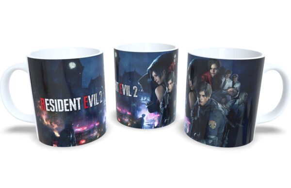 Caneca De Porcelana Game Resident Evil - Oferta!