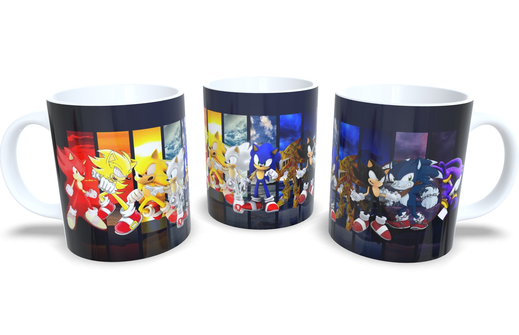 Caneca De Porcelana Game Clássico Sonic - Oferta!