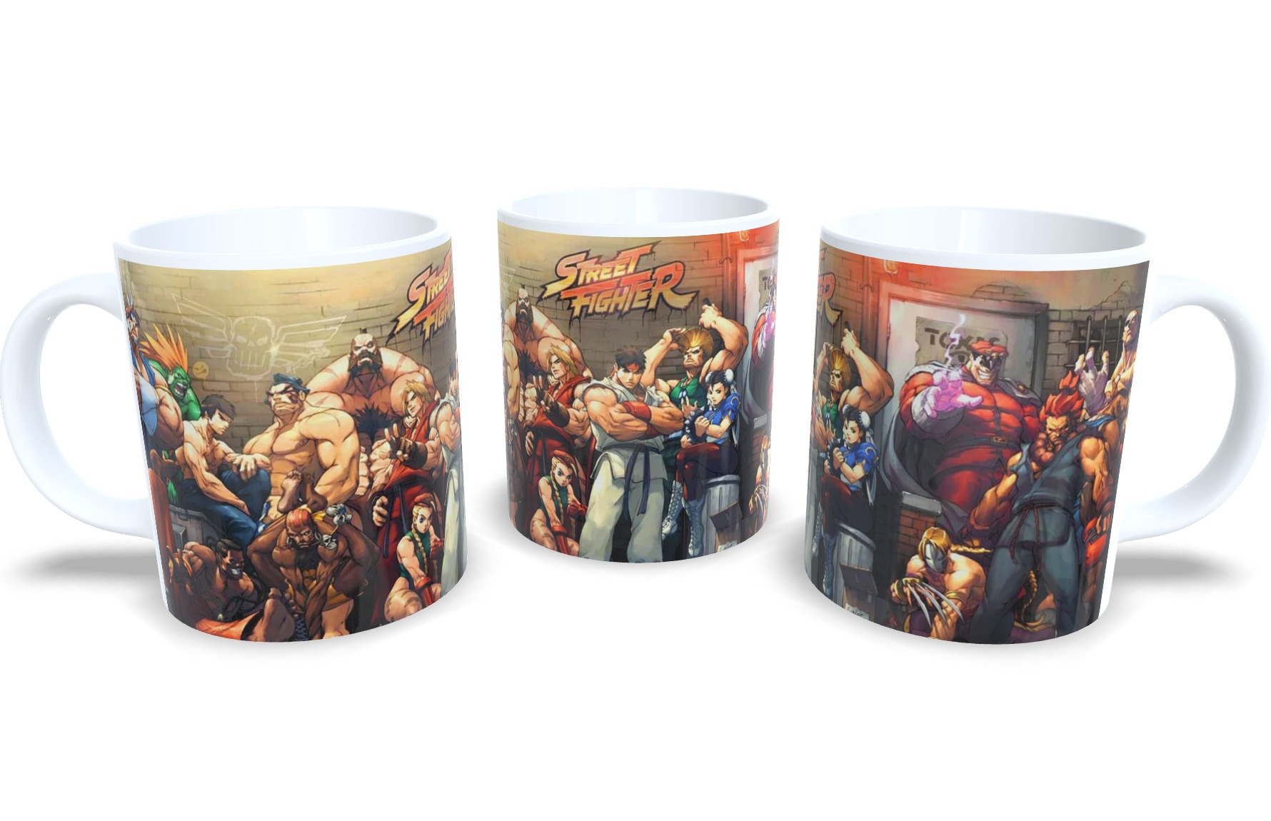 Caneca De Porcelana Game Clássico Street Fighter - Oferta!