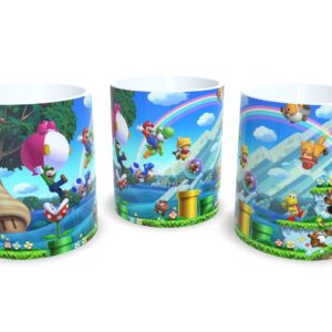 Caneca De Porcelana Game Clássico Super Mario World Mod 2