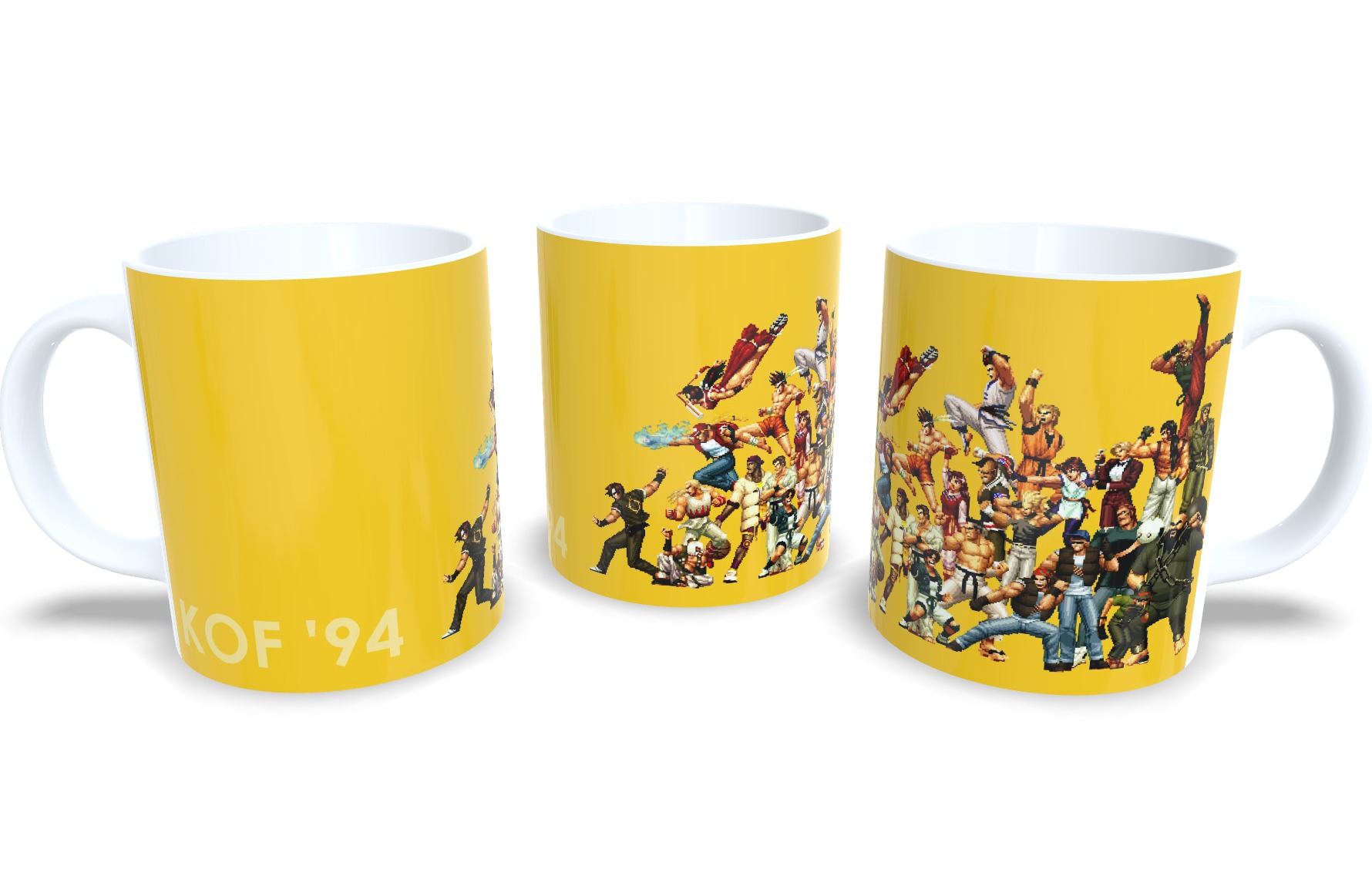 Caneca De Porcelana Game Clássico The King Of Fighters Mod 3