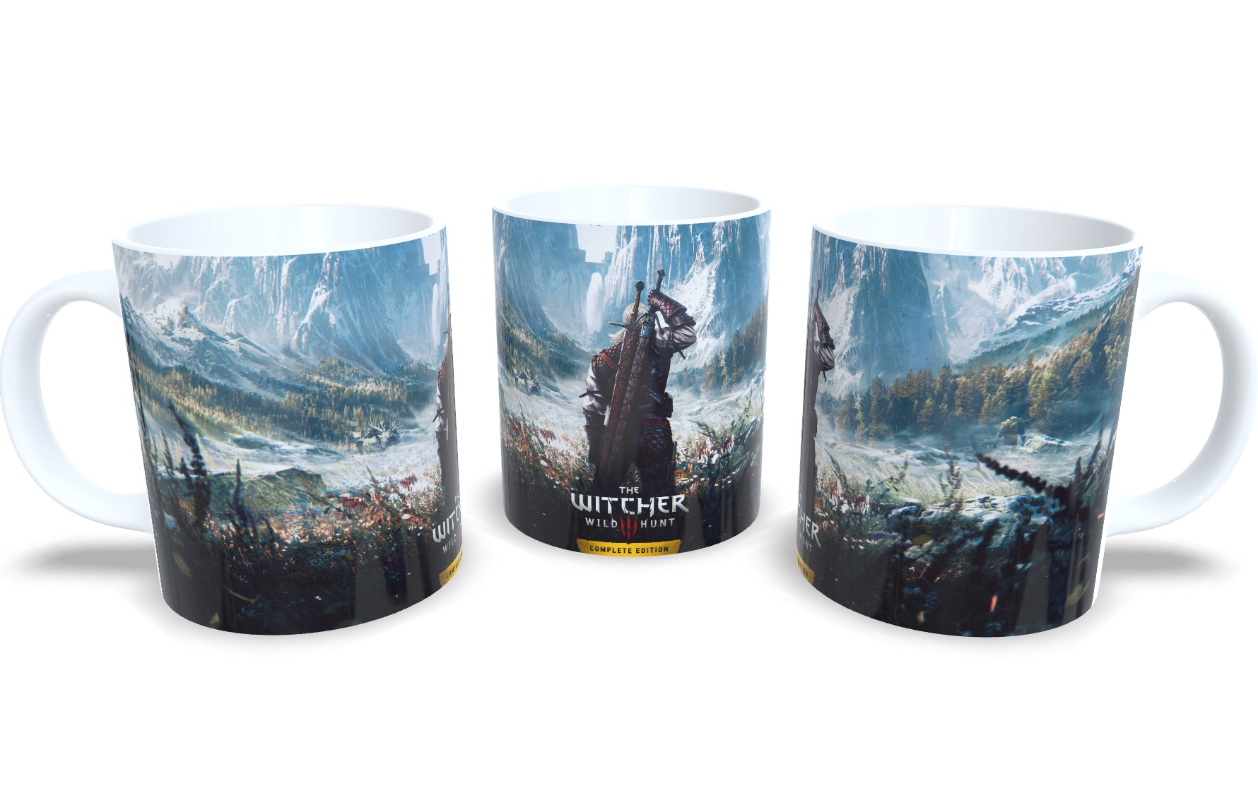 Caneca De Porcelana Game The Witcher - Oferta!