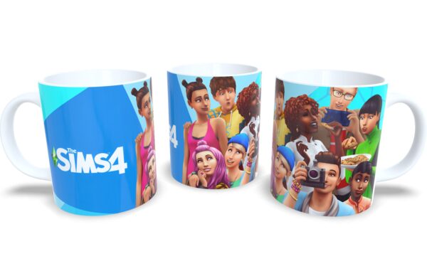 Caneca De Porcelana Game Clássico The Sims - Oferta!