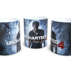 Caneca De Porcelana Game Uncharted - Oferta!