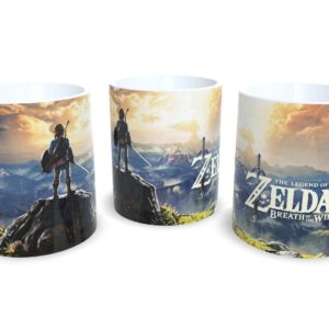 Caneca De Porcelana Game Clássico Zelda - Oferta!