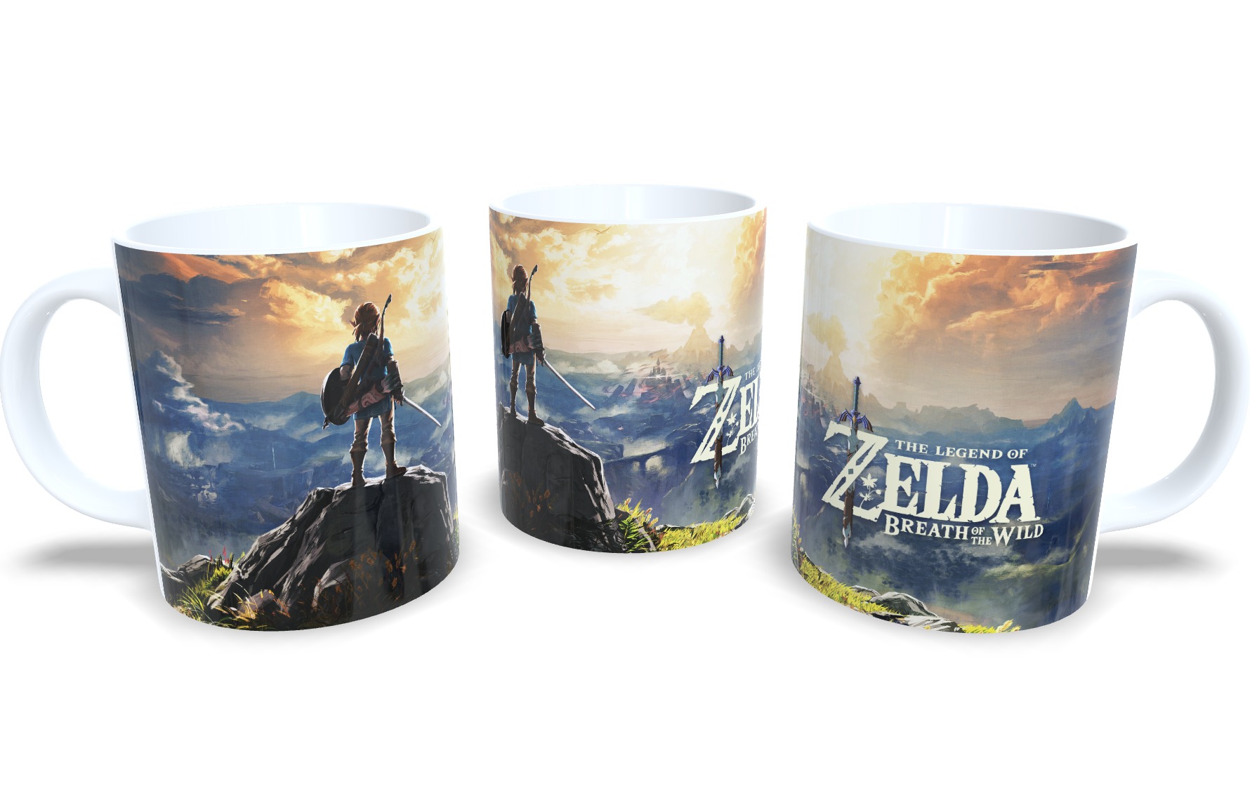 Caneca De Porcelana Game Clássico Zelda - Oferta!