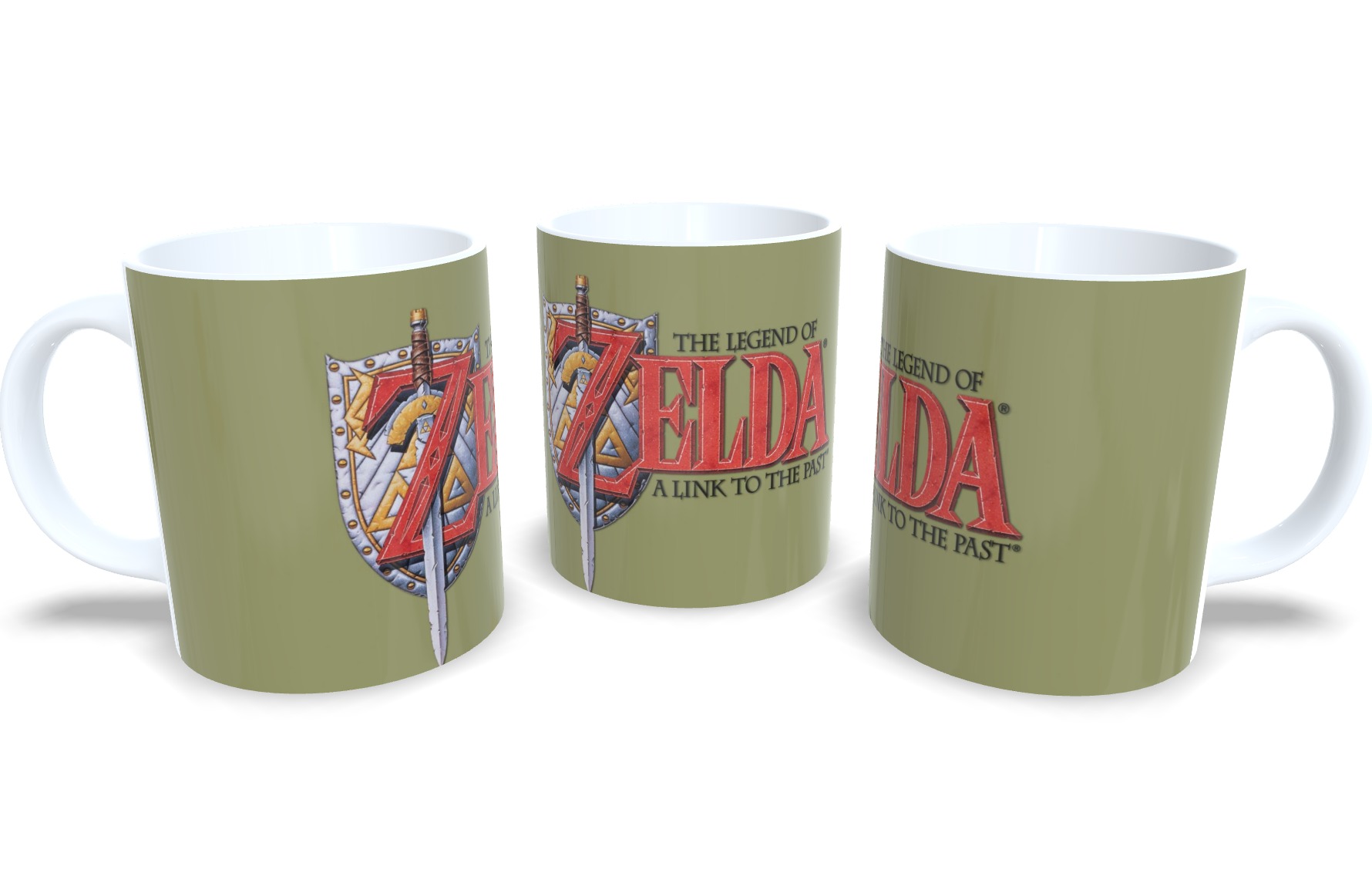 Caneca De Porcelana Game Clássico Zelda Mod 2 - Oferta!