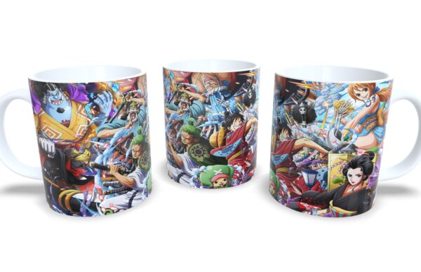 Caneca De Porcelana Anime One Piece Mod 2!