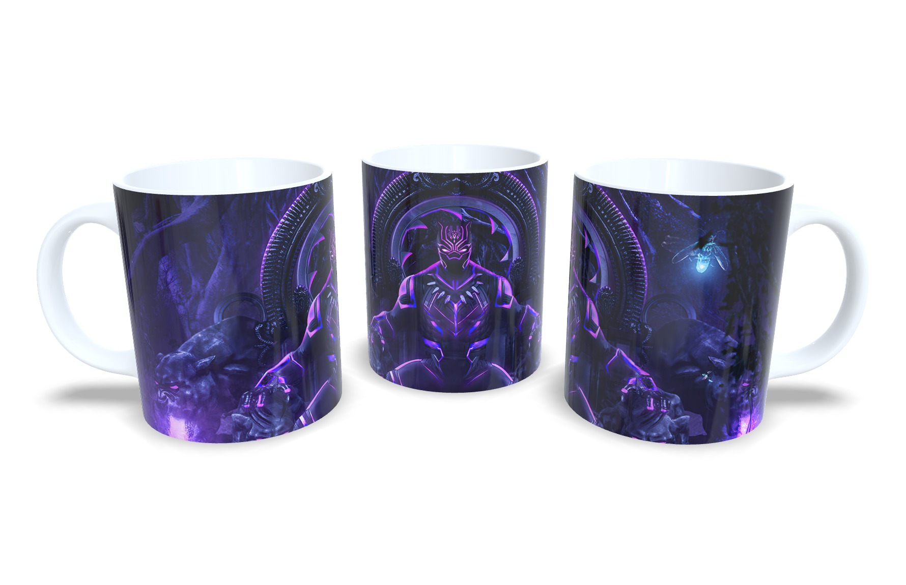 Caneca De Porcelana Geek Pantera Negra