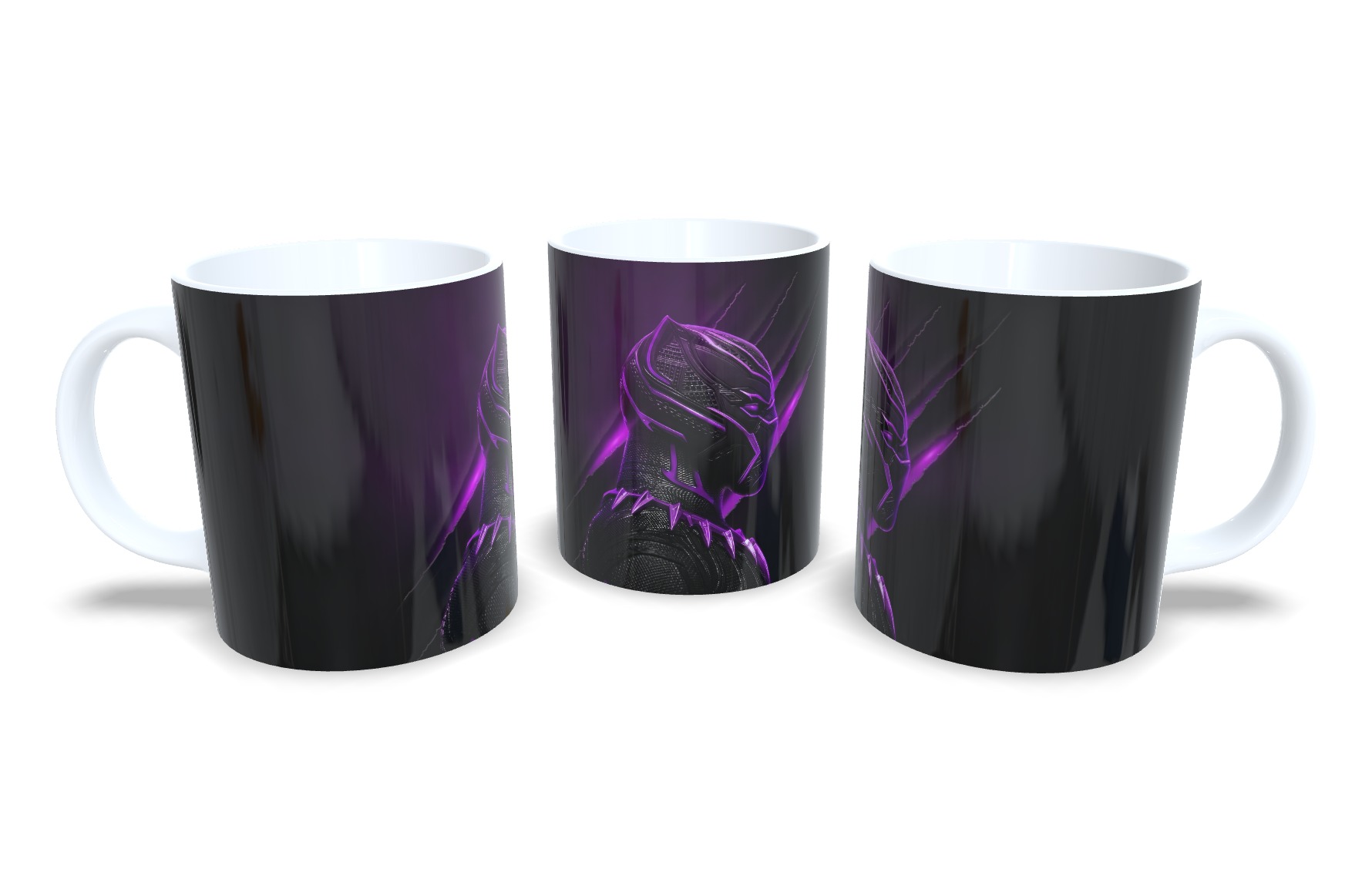 Caneca De Porcelana Geek Pantera Negra mod 2
