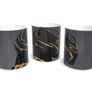 Caneca De Porcelana Geek Pantera Negra mod 4