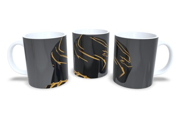 Caneca De Porcelana Geek Pantera Negra mod 4