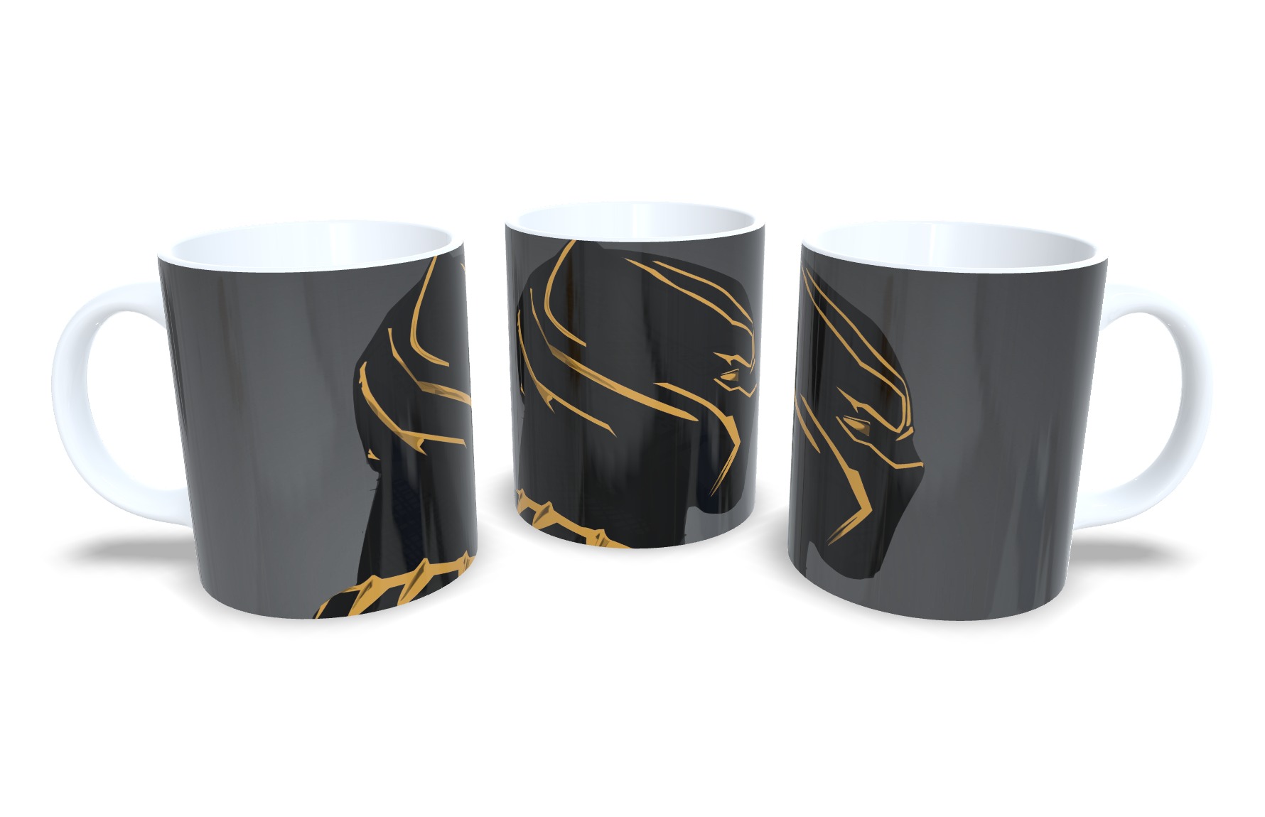 Caneca De Porcelana Geek Pantera Negra mod 4