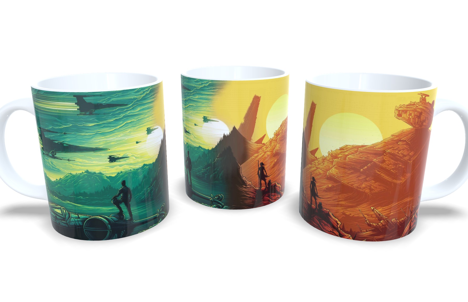 Caneca De Porcelana Geek Star Wars mod 9
