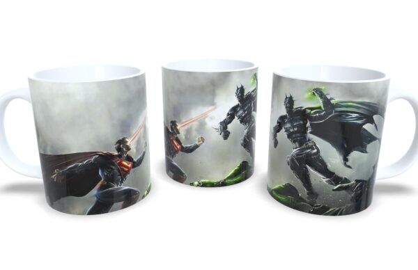 Caneca De Porcelana Geek Batman vs Superman mod 3