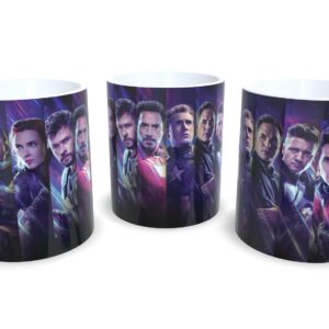 Caneca De Porcelana Geek Os Vingadores